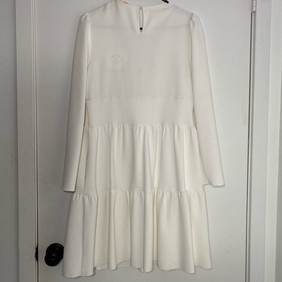 NWT See By Chloe Lace Ruffle Dress in Misty Ivory - Picture 2 of 6